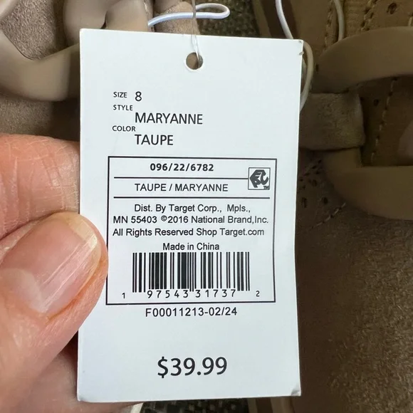 Mad Love Taupe Platform Slip-On Sneakers with Chain Accent - Picture 4 of 7